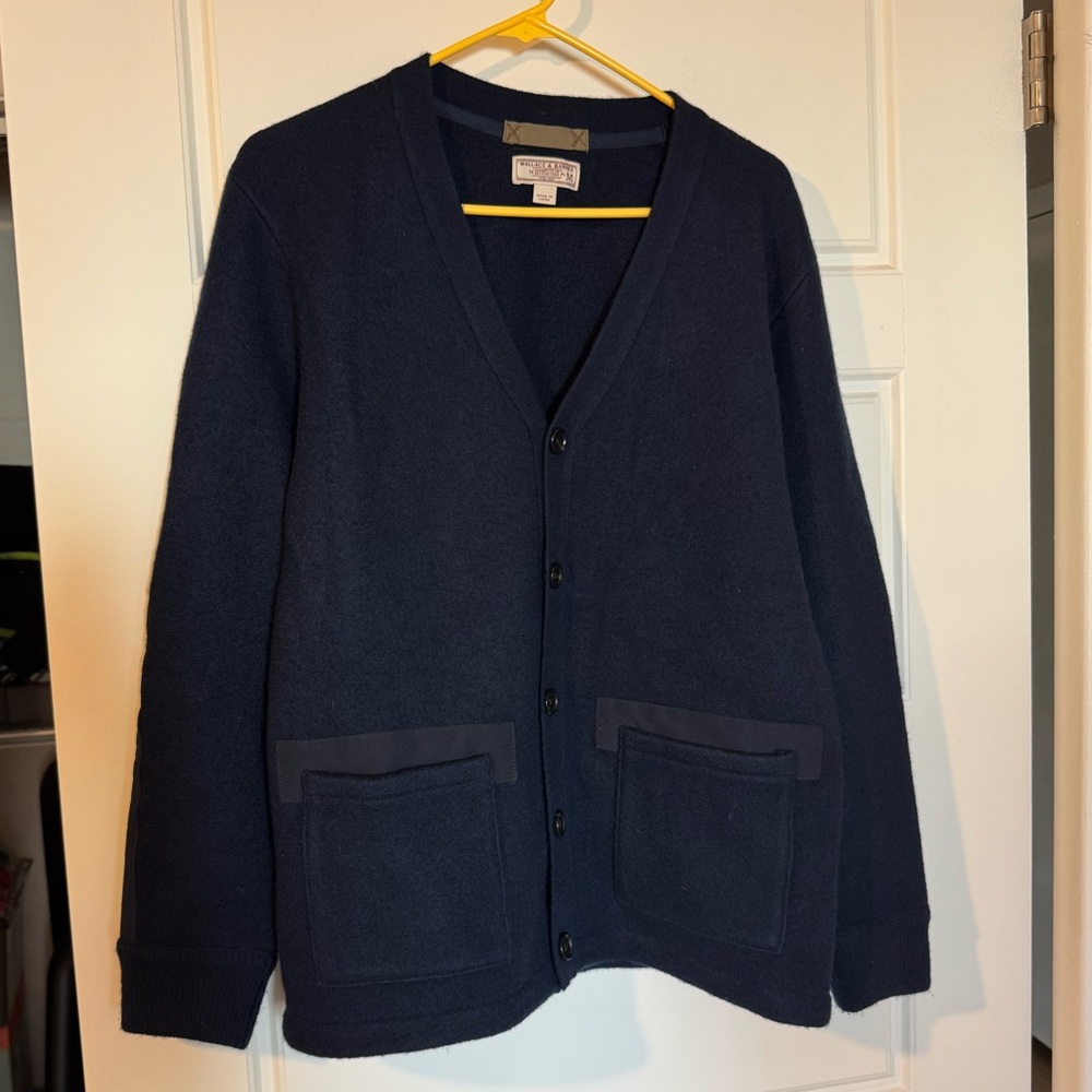 Men’s Wallace and Barnes Cardigan (Navy)